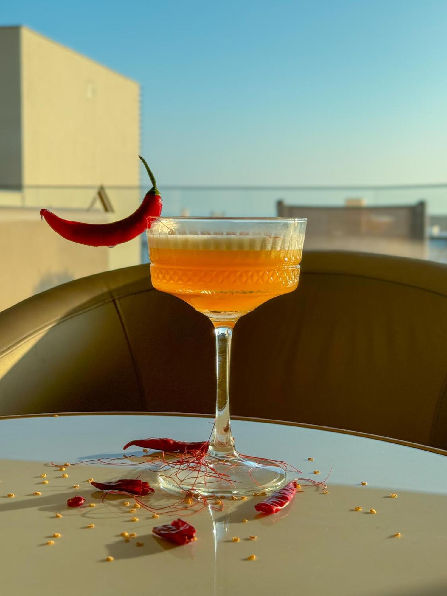 Amarande (Adults Only) Hotel Ayia Napa Luaran gambar A chili pepper garnish